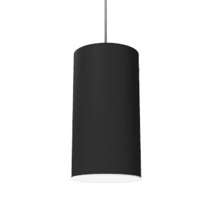 Светодиодный светильник VARTON DL-Roll подвесной 9 Вт 3000 К 90х170 мм RAL9005 черный муар с рассеивателем опал